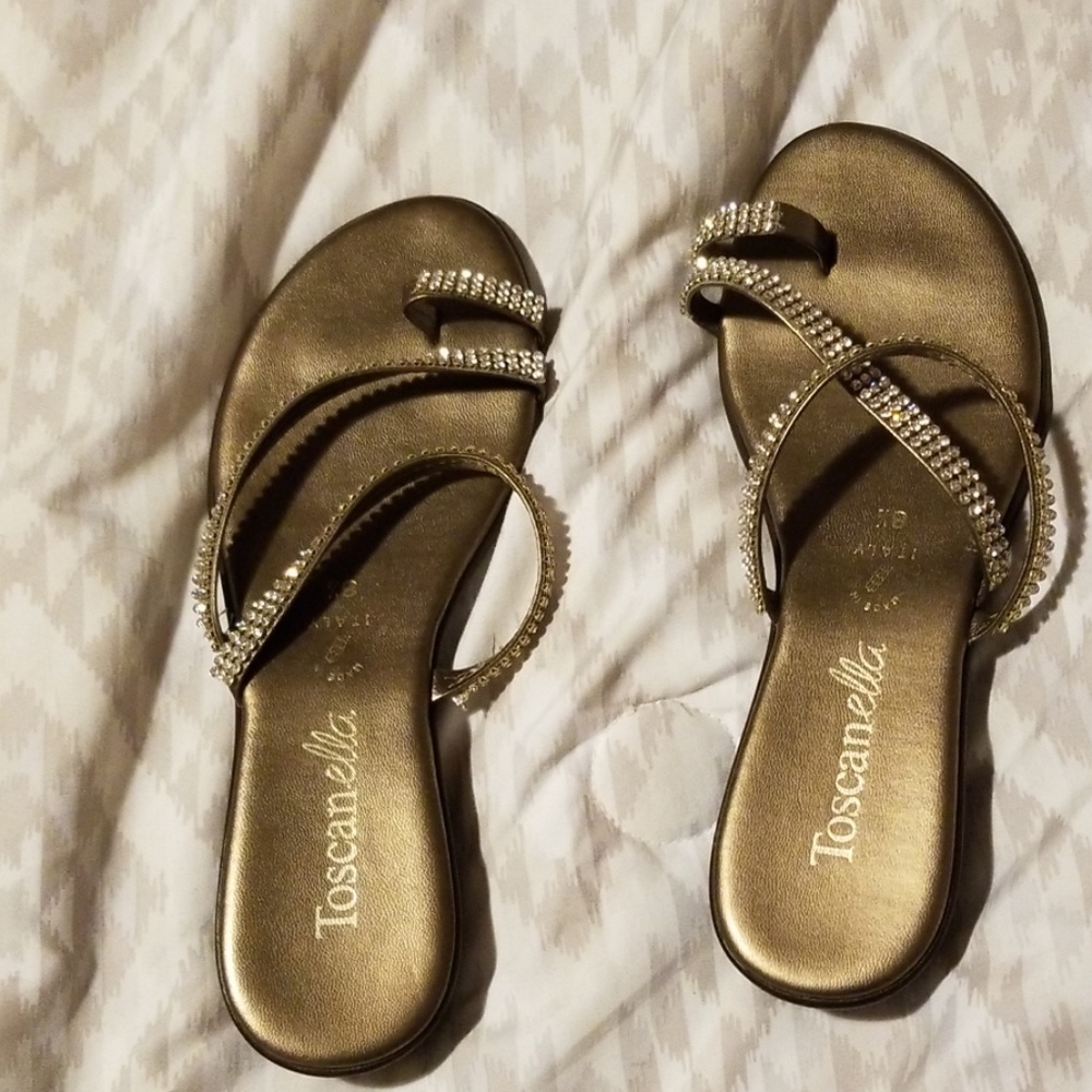 Toscanella Crystal Embellished Sandals